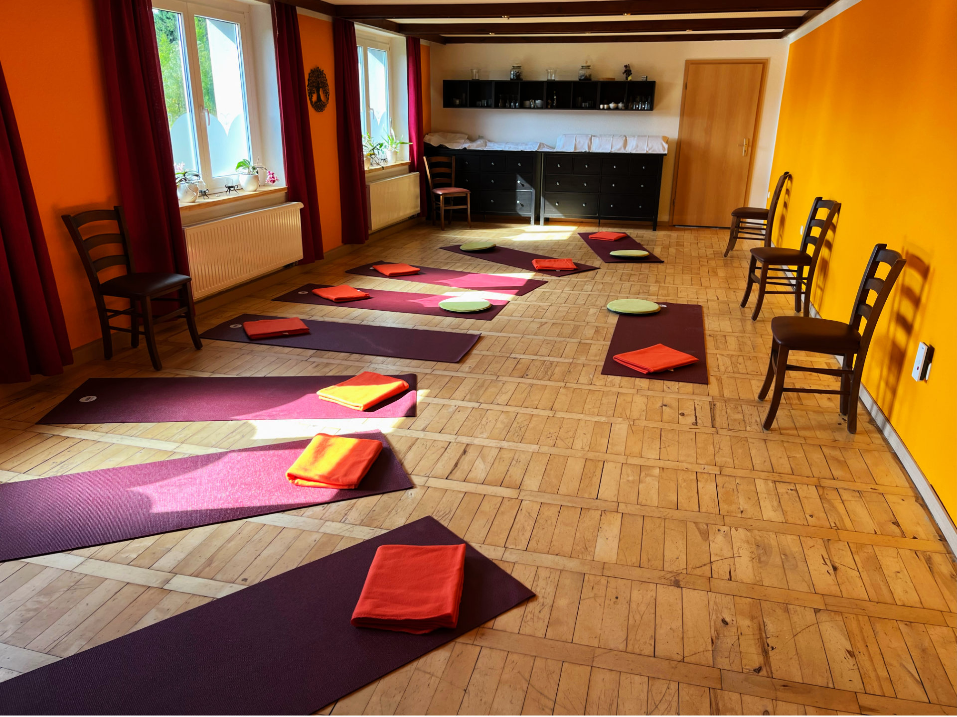 Yoga-Raum in der Pension und FeWo Talblick